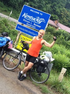 Marcio at the Virginia-Kentucky Interstate Line