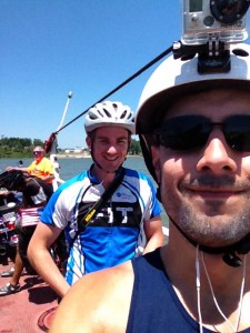 Lewis e eu, na balsa