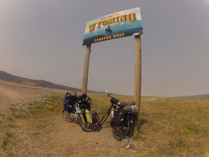 Entrando no Wyoming Entrando no Wyoming