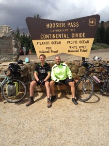 Lewis and Marcio at Hoosier Pass Lewis and Marcio at Hoosier Pass