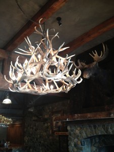 Chifres de alce Candelabro de chifre de alce