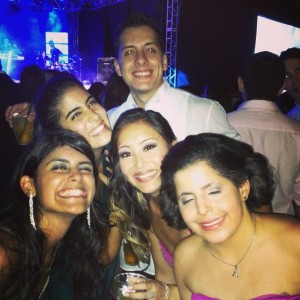 Lucas, Aline, Marcela, Laryssa e Ana Paula